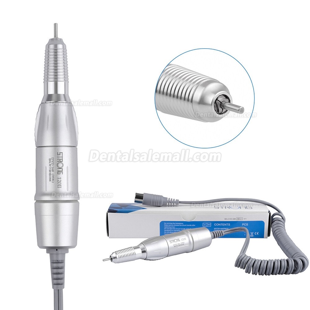 STRONG 120II Dental Lab Micromotor Handpiece 35000RPM 2.35mm Bur size